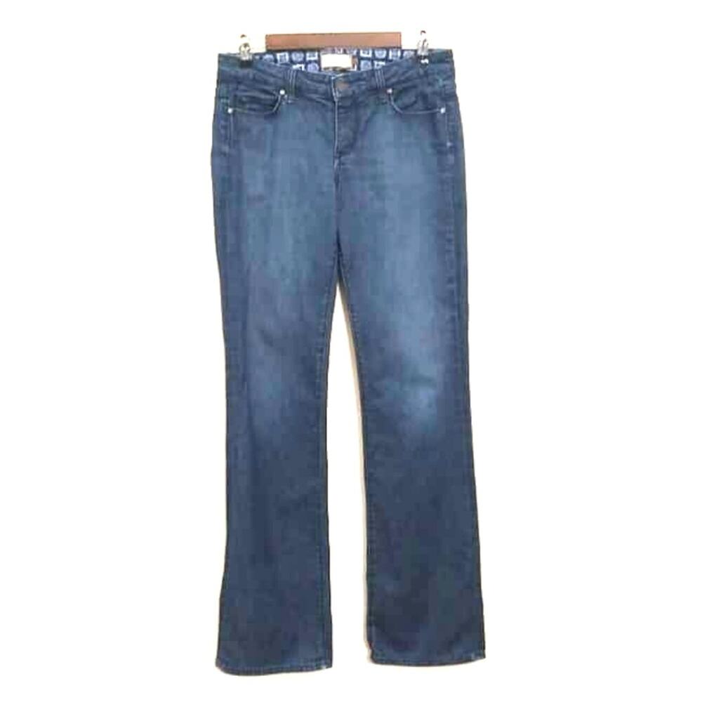 Paige Melbourne Medium Wash Bootcut Jeans Sz 6 - 28